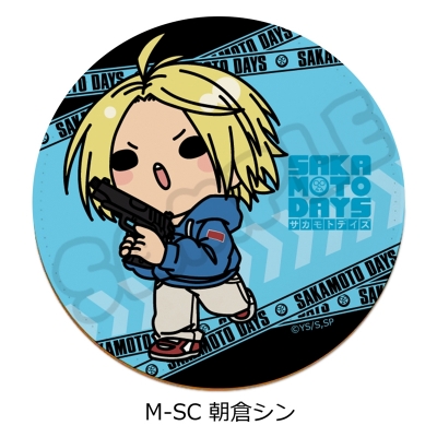【グッズ-コースター】TVアニメ『SAKAMOTO DAYS』 レザーコースター M-SC (朝倉シン)