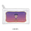 【グッズ-ポーチ】『誰ソ彼ホテル -蕾-』 フラットクリアポーチ A(蜂矢夢久)の画像