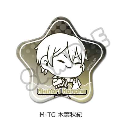 【グッズ-バッチ】「ハイキュー!!」 星型缶バッジ(mochocho) M-TG(木葉秋紀)