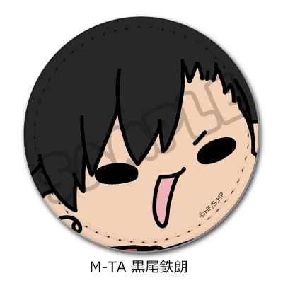 【グッズ-バッチ】「ハイキュー!!」 レザーバッジ(mochocho) M-TA(黒尾鉄朗)