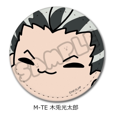 【グッズ-バッチ】「ハイキュー!!」 レザーバッジ(mochocho) M-TE(木兎光太郎)