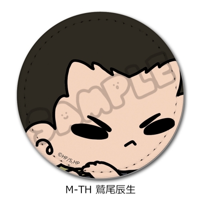 【グッズ-バッチ】「ハイキュー!!」 レザーバッジ(mochocho) M-TH(鷲尾辰生)