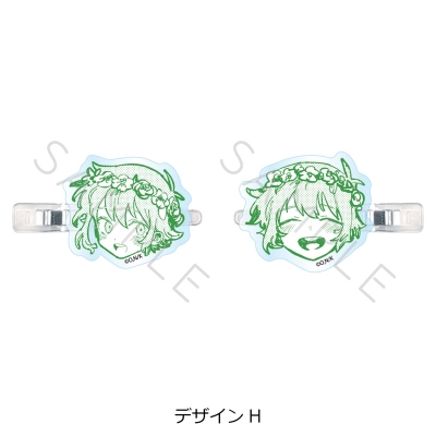 【グッズ-ヘアバンド】『OMORI』 前髪クリップ デザインH