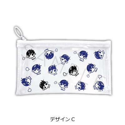 【グッズ-ポーチ】『OMORI』 フラットクリアポーチ デザインC