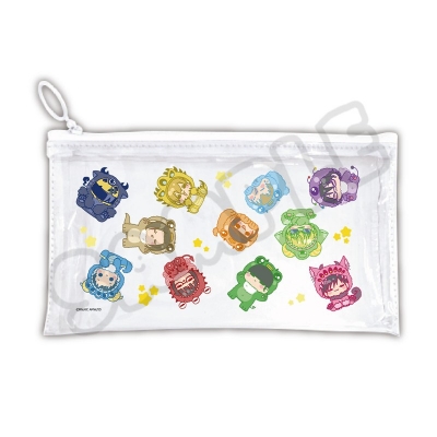 【グッズ-ポーチ】TVアニメ「デュラララ!!×2」 フラットクリアポーチ ME(集合)