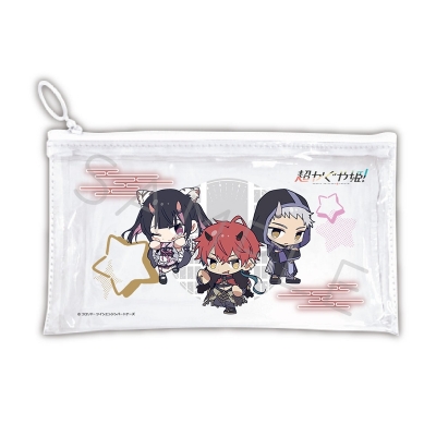【グッズ-ポーチ】Netflix映画『超かぐや姫!』 フラットクリアポーチ C(アキラ&雷&乃依)