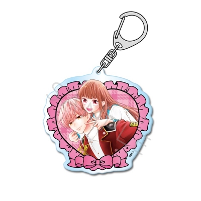 【グッズ-キーホルダー】『ピンクとハバネロ』 アクリルキーホルダー デザインA