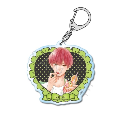 【グッズ-キーホルダー】『ピンクとハバネロ』 アクリルキーホルダー デザインD