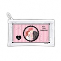 【グッズ-ポーチ】『ピンクとハバネロ』 フラットクリアポーチ デザインCの画像