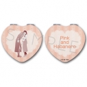 【グッズ-ミラー】『ピンクとハバネロ』 コンパクトミラー(ハート)デザインCの画像