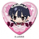 【グッズ-バッチ】TVアニメ「僕の心のヤバイやつ」 ハート型缶バッジ B(山田杏奈)の画像