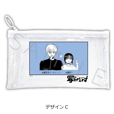 【グッズ-ポーチ】『写らナイんです』 フラットクリアポーチ C