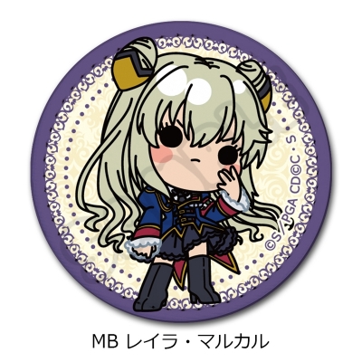 【グッズ-バッチ】コードギアス 亡国のアキト レザーバッジ(丸形) MB (レイラ・マルカル)