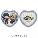 【グッズ-ミラー】コードギアス 亡国のアキト コンパクトミラー(ハート)MJ (アキト&レイラ)の画像