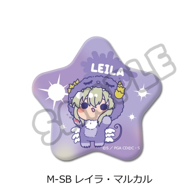 【グッズ-バッチ】コードギアス 亡国のアキト 第2弾 星形缶バッジ M-SB (レイラ・マルカル)