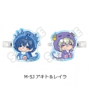 【グッズ-ヘアバンド】コードギアス 亡国のアキト 第2弾 前髪クリップ M-SJ (アキト&レイラ)の画像