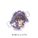 【グッズ-ステッカー】コードギアス 亡国のアキト 第2弾 クリアステッカー M-SH (ジュリアス)の画像