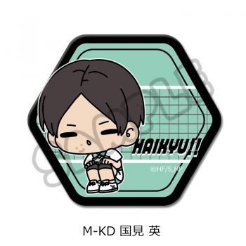 グッズ-バッチ】ハイキュー!! 六角形缶バッジ(mochocho) M-KD(国見 英 
