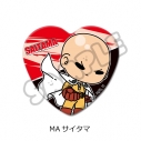 【グッズ-バッチ】アニメ「ワンパンマン」 ハート型缶バッジ MA(サイタマ)の画像