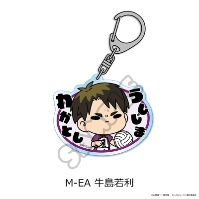 【グッズ-キーホルダー】ハイキュー!! 第11弾 アクリルキーホルダー (mochocho) M-EA(牛島若利)