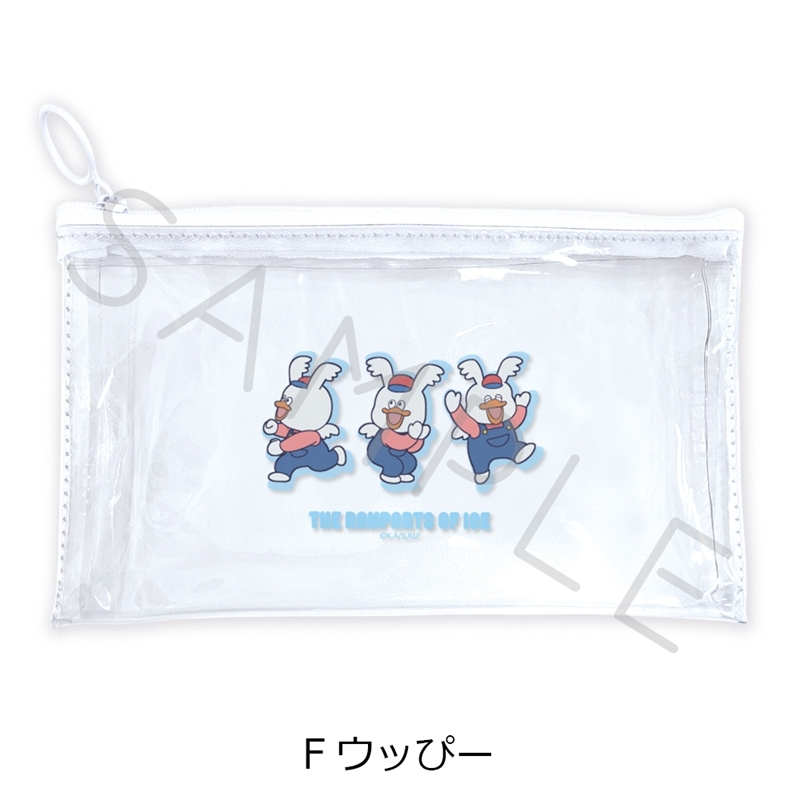 [Good-Pouch] TV Anime “Ice Wall” Flat Clear Pouch F (Woopy)