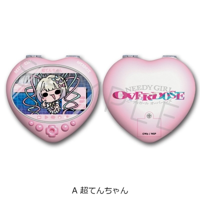 【グッズ-ミラー】アニメ「NEEDY GIRL OVERDOSE」 ハート型コンパクトミラー A(超てんちゃん)