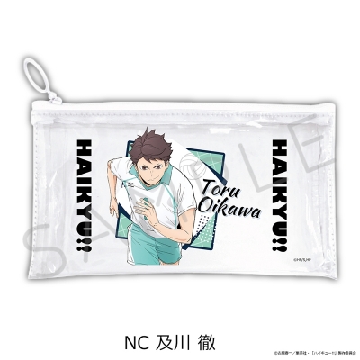 【グッズ-ポーチ】ハイキュー!! 第12弾 フラットクリアポーチ NC(及川 徹)