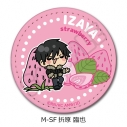 【グッズ-バッチ】TVアニメ「デュラララ!!×2」 第2弾 レザーバッジ(丸形)M-SF(折原 臨也)の画像