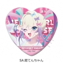 【グッズ-バッチ】アニメ「NEEDY GIRL OVERDOSE」 第2弾 ハート型缶バッジ SA(超てんちゃん)の画像