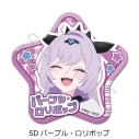 【グッズ-バッチ】アニメ「NEEDY GIRL OVERDOSE」 第2弾 星型缶バッジ SD(パープル・ロリポップ)の画像