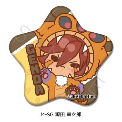 【グッズ-バッチ】『イナズマイレブン 英雄たちのヴィクトリーロード』 星形缶バッジ M-SG(源田 幸次郎)