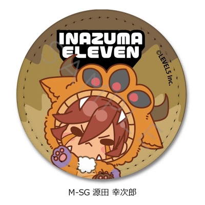 【グッズ-バッチ】『イナズマイレブン 英雄たちのヴィクトリーロード』 レザーバッジ(丸形) M-SG(源田 幸次郎)