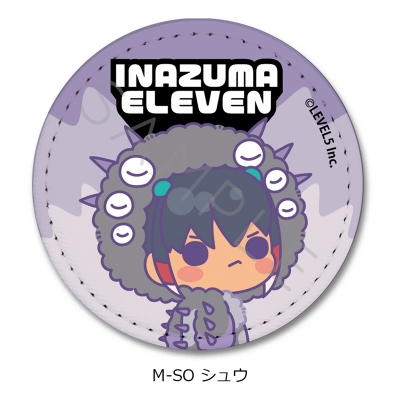 【グッズ-バッチ】『イナズマイレブン 英雄たちのヴィクトリーロード』 レザーバッジ(丸形) M-SO(シュウ)