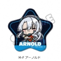 【グッズ-バッチ】『コードギアス 奪還のロゼ』 星形缶バッジ M-F(アーノルド)の画像