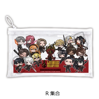 【グッズ-ポーチ】『Limbus Company』 フラットクリアポーチ R(集合)