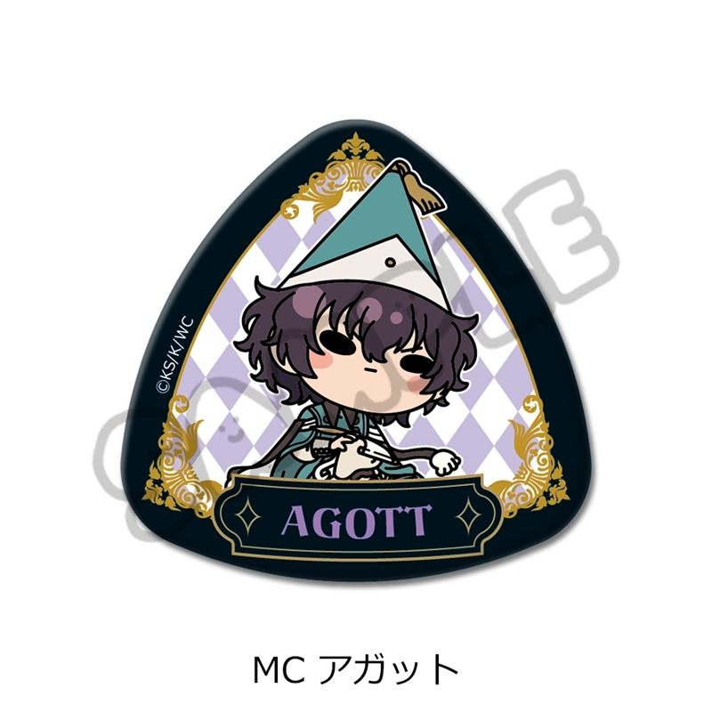 【グッズ-バッチ】TVアニメ「とんがり帽子のアトリエ」 第2弾 三角形缶バッジ MC(アガット)