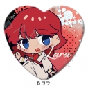 【グッズ-バッチ】TVアニメ『さよならララ』 ハート型缶バッジ B(ララ)の画像