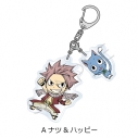 【グッズ-キーホルダー】「FAIRY TAIL」 2連アクリルキーホルダー A(ナツ&ハッピー)の画像