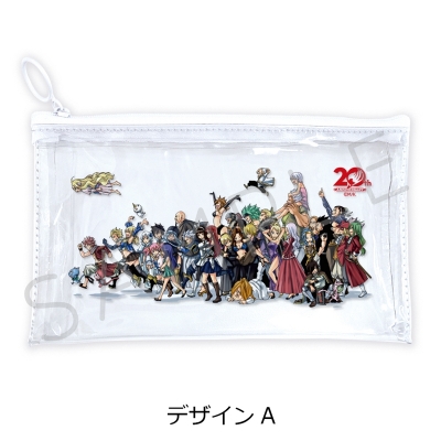 【グッズ-ポーチ】「FAIRY TAIL」 フラットクリアポーチ デザインA