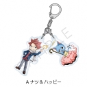 【グッズ-キーホルダー】FAIRY TAIL 第2弾 2連アクリルキーホルダー A(ナツ&ハッピー)の画像