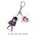 【グッズ-キーホルダー】FAIRY TAIL 第2弾 2連アクリルキーホルダー C(ウェンディ&シャルル)の画像