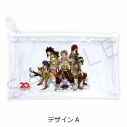 【グッズ-ポーチ】FAIRY TAIL 第2弾 フラットクリアポーチ デザインAの画像