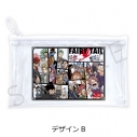 【グッズ-ポーチ】FAIRY TAIL 第2弾 フラットクリアポーチ デザインBの画像