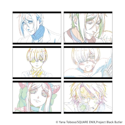 【グッズ-ポストカード】アニメ「黒執事 -緑の魔女編-」 ポストカード6枚セット01/緑の魔女編セット(原画イラスト)