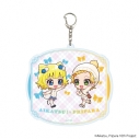 【グッズ-キーホルダー】アイカツ!×プリパラ THE MOVIE -出会いのキセキ!- デカアクリルキーホルダー03/ひなき&みれぃ(ミニキャライラスト)の画像