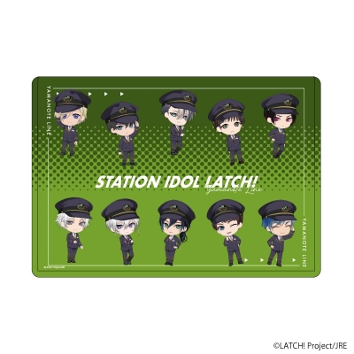 【グッズ-カードケース】STATION IDOL LATCH! キャラクリアケース03/整列デザイン(公式イラスト)