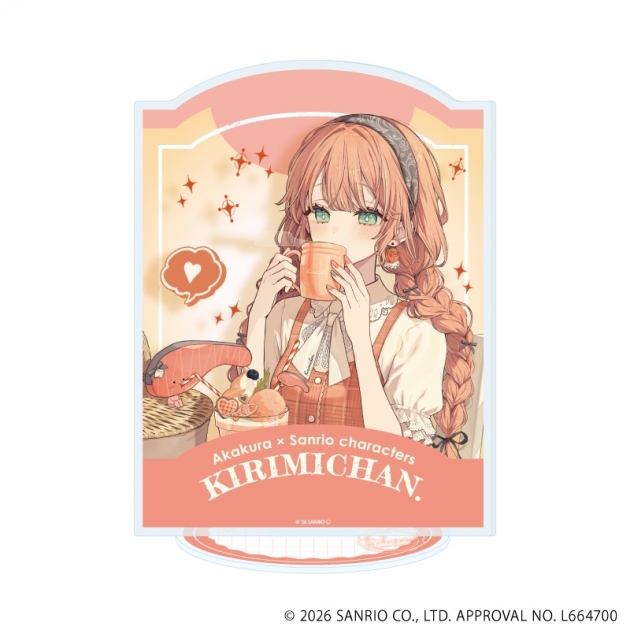 【グッズ-スタンドポップ】赤倉×サンリオキャラクターズ アクリルスタンド61/KIRIMIちゃん.(コラボイラスト)