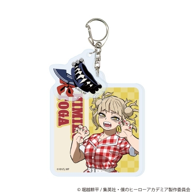 【グッズ-キーホルダー】僕のヒーローアカデミア 2連アクリルキーホルダー トガヒミコ アメリカンレトロVer.