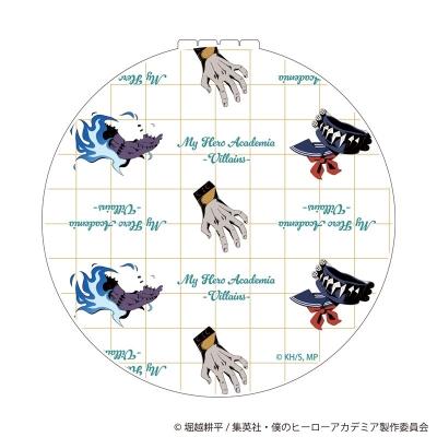 【グッズ-ミラー】僕のヒーローアカデミア 丸型コンパクトミラー アメリカンレトロVer. 敵<ヴィラン>