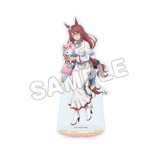 【グッズ-スタンドポップ】アニメ『ウマ娘 シンデレラグレイ』×サンリオキャラクターズ BIGアクリルスタンド スーパークリーク×マイメロディ